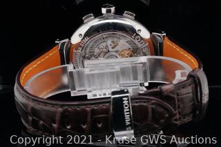 Sold at Auction: Louis Vuitton Tambour Chronograph 42mm Watch