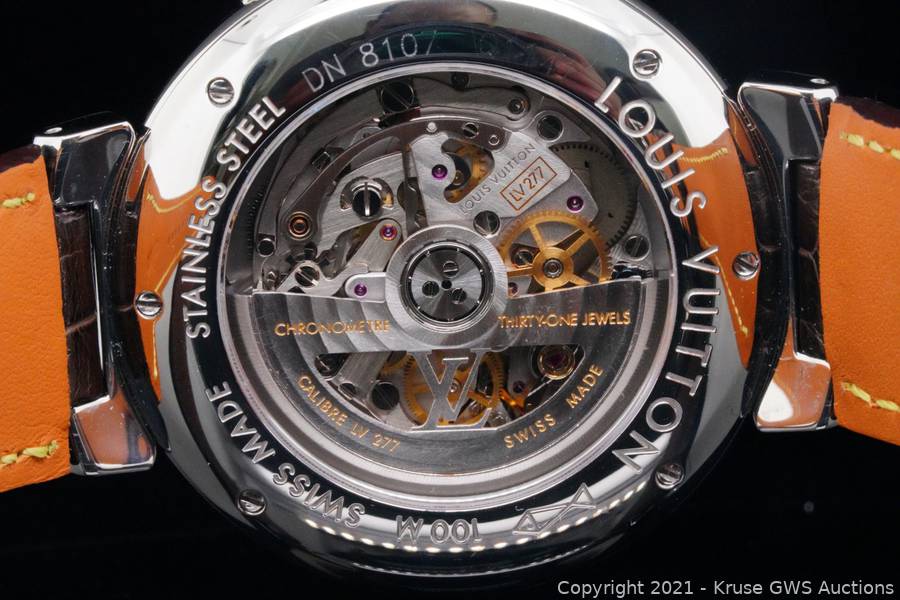 Louis Vuitton Tambour Chronograph 42mm Watch Auction