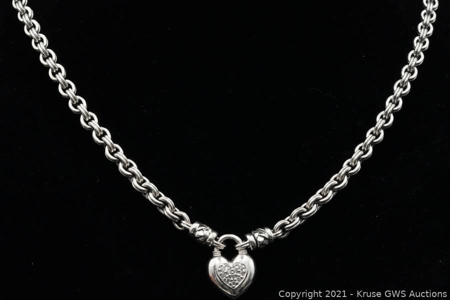 Scott kay hot sale heart necklace