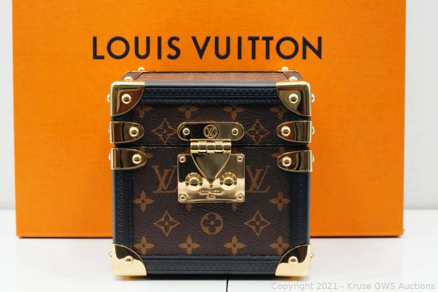 Sold at Auction: Louis Vuitton, Louis Vuitton Canvas Jewelry Box