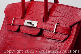 Luxury Buyers - Previously Worshipped Hermes 35cm Braise Red