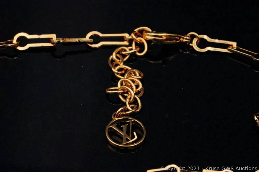 Louis Vuitton Logomania Bracelet - Gold-Tone Metal Link, Bracelets