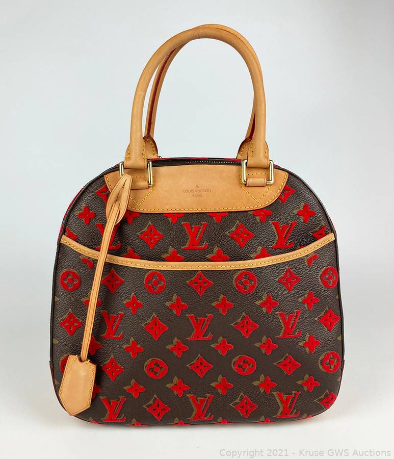 Louis Vuitton Tuffetage Deauville Cube in Red / Rouge Limited Edition BRAND  NEW!