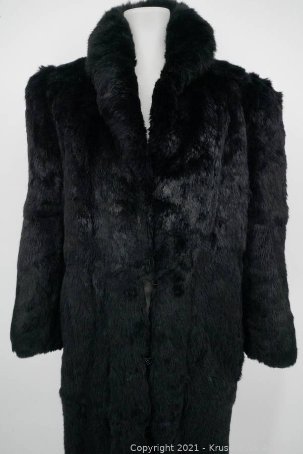 Monogrammed Fur Coat 