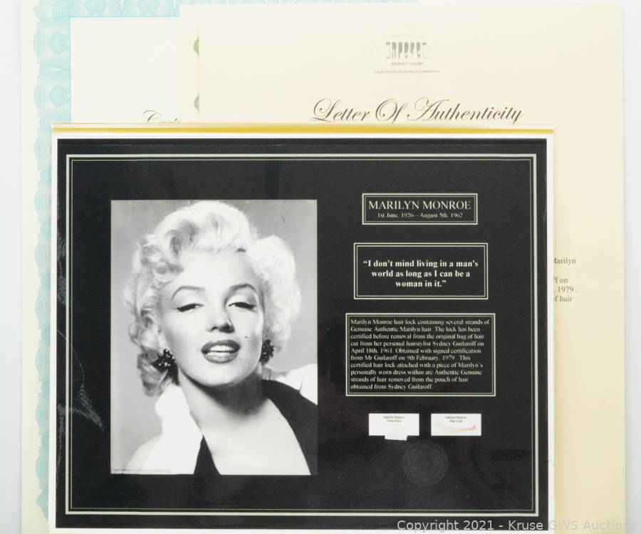 Marilyn Monroe's Letters, Clothes, and Personal Items Soon to be