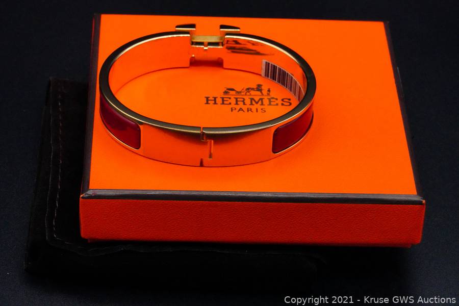 Hermes, Jewelry, Hermes Clic H Bracelet