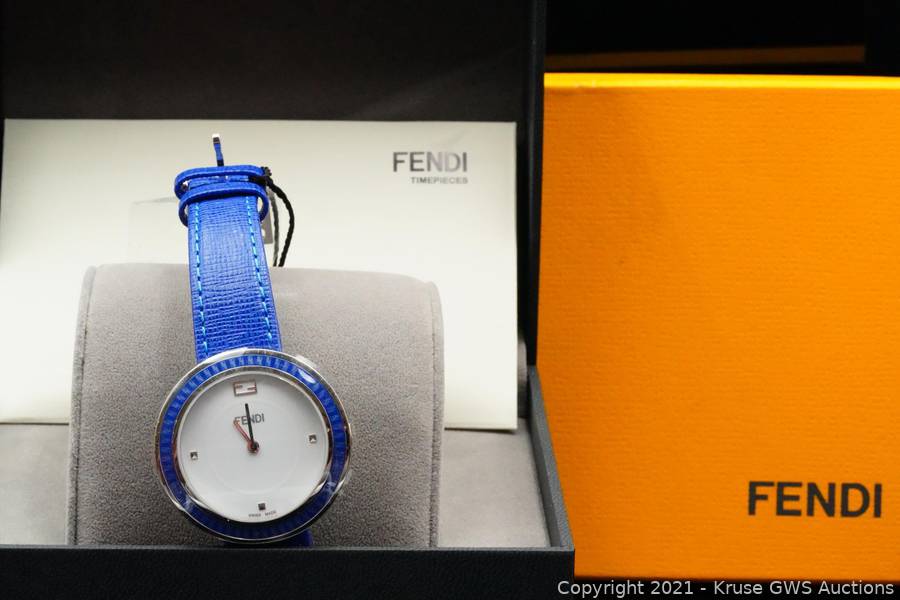 Fendi My Way 36mm Stainless Steel & Leather Watch Auction | Kruse