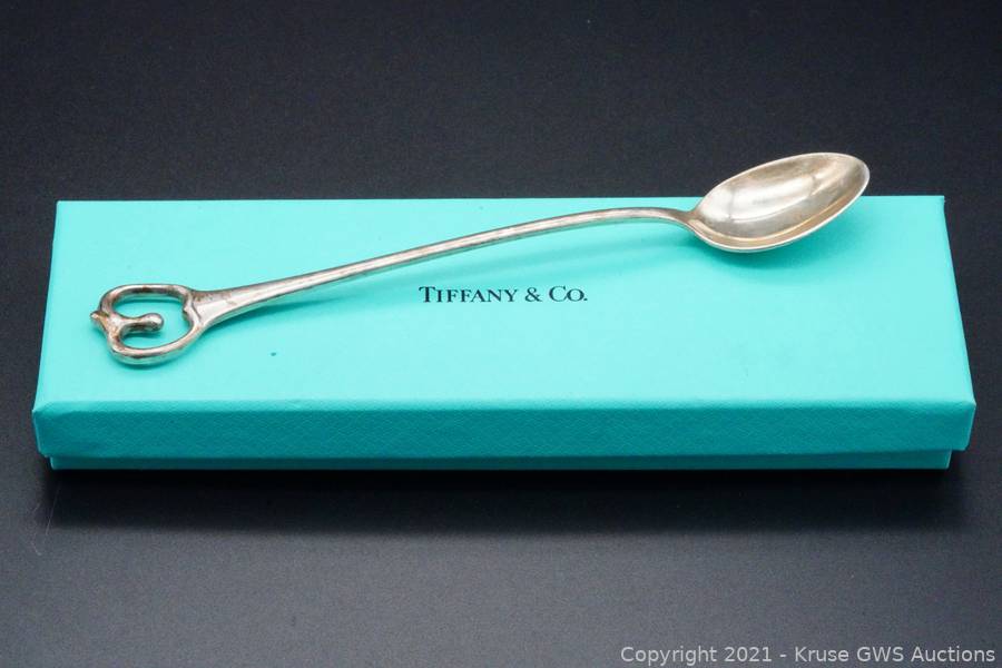 Tiffany & Co. Sterling Silver Elsa Peretti Full Heart Baby Spoon